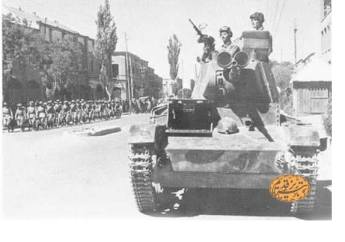 سال 1941: تانک های روسی در تبریز